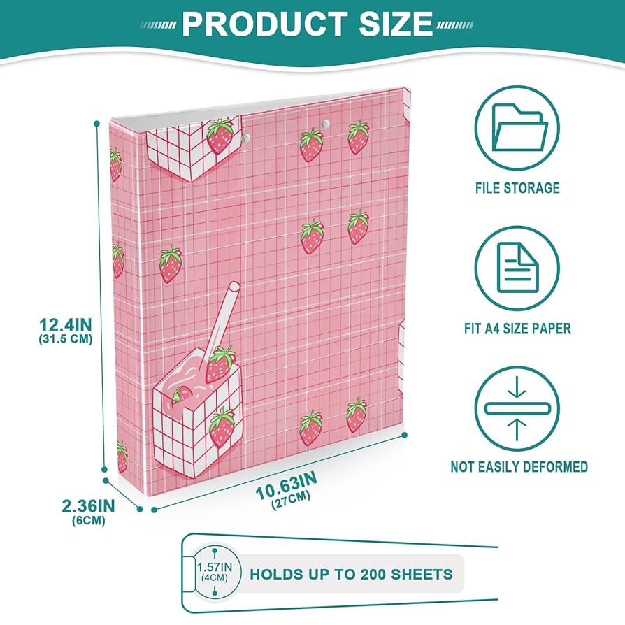 milk レジンバインダー3つセット Amazon.com : BAZIC Pencil Pouch 3 Ring Binder Pouch w/Rivet